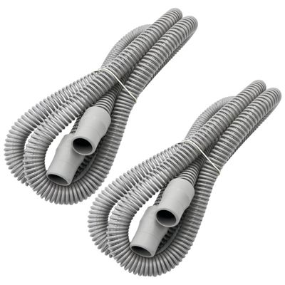 2-pack CPAP Hose 6ft With 22mm Cuffs, Latex-free CPAP Tubing Compatible With Most Machines, Lightweight CPAP Hose, Gray 19mm CPAP Tube, Easy To Attach CPAP Replacement Supplies