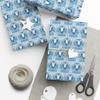 Gift Wrap Papers | fits UNC Chapel Hill v. Duke | The Best Blue | Alma Mater | fits Chapel Thrill | North Carolina | Graduation Gift | Carolina Blue (Sizes: 30" x 20", Paper finishes: Satin) view 1