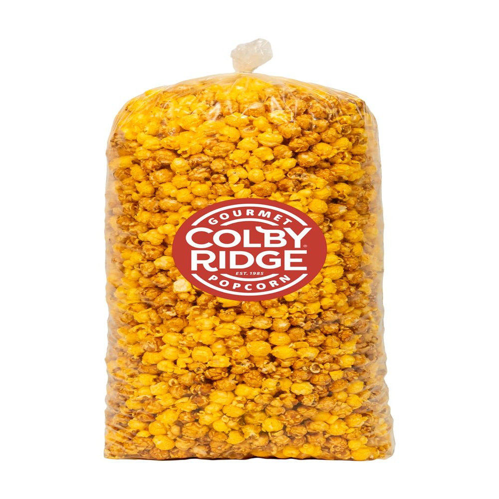 Colby Ridge Salted Caramel & Cheddar Gourmet Craft Popped Gluten Free Popcorn Bulk Sized Large Gift Bash Bags (Bulk 18 Gal. 288 Cups.)