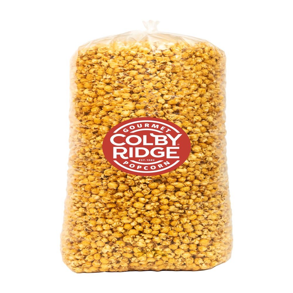 Colby Ridge Fresh Caramel Gourmet Craft Popped Gluten Free Popcorn Bulk Sized Large Gift Bash Bags (Bulk 18 Gal. 288 Cups.)
