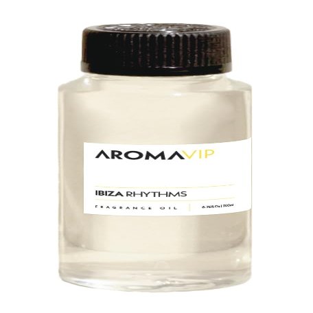 Aromar Hotel Collection - Ibiza Rhythms - Essential Oil Scent - 200ml - Luxury Hotel Inspired Aromatherapy Diffuser Oil - Green Tea, Jasmine, & Sandalwood - HVAC and Stand-Alone Diffuser Scent Refill