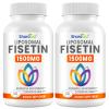 1500mg Fisetin Supplements - Powerful Absorption with Liposomal Delivery,98% Pure Fisetin,Polyphenol Antioxidant for Healthy Aging,Non-GMO - 2 Bottles, 120 Softgels for Adults view 1