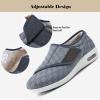 Men's Diabetic Shoes Wide Width Shoes,Unisex Winter Warm Memory Foam House Shoes Diabetic Arthritis Edema Swollen Indoor Outdoor Bootie Men 4.5/Women 5.5 view 4
