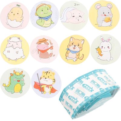 Hemoton 120pcs Stickers Spot Bandages Round Kid for Kids Circle Waterproof Bandages for Kids Waterproof Mini Protective Equipment Pe Baby
