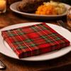 240 x Large Pack 3ply Paper Soft Napkins 33x33cm, Royal Stewart Tartan Tissue Paper, Scottish Design. Catering Box for Christmas, Dinner, Party, Party Night, Burns Supper,Scottish Wedding view 4