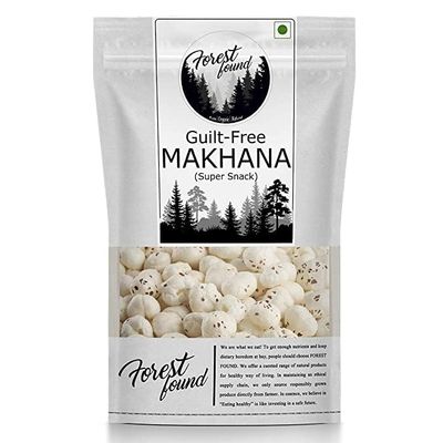 SENTA Makhana Lotus Seeds Pop Big Size | Fox Nut Gorgon Puffed Kernels for Snack Jumbo Size (400 Gram)