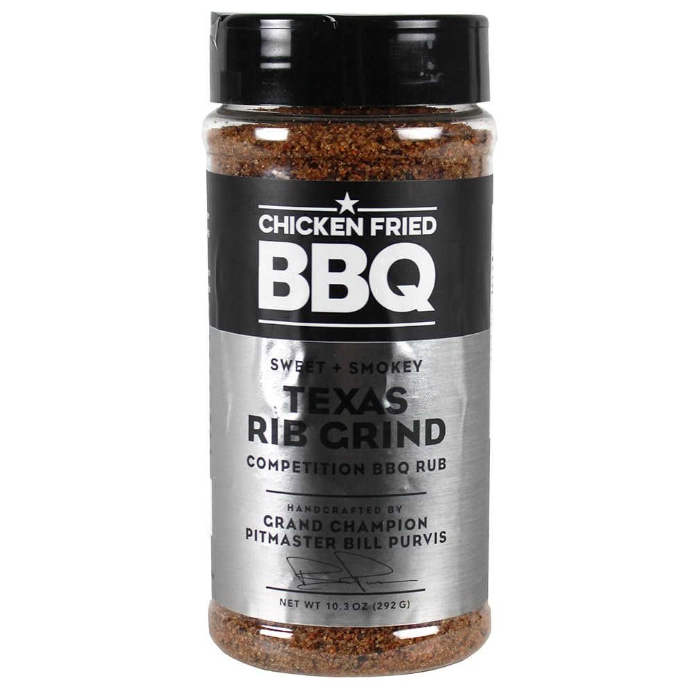 Chicken Fried BBQ - Texas Rib Grind Compeition BBQ Rub 10.3 oz