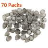 70 Pcs Pipe Screens 0.75inch (3/4) Stainless Steel Conical Design Bowl Screen Filters with Metal Box. Adjustable Size view 4