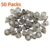 50 Pcs Pipe Screens 0.75inch (3/4) Stainless Steel Conical Design Bowl Screen Filters with Metal Box. Adjustable Size view 4