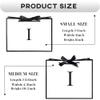 QLSKO Initial Gift Bag with Bow Ribbon Personalized Horizontal Paper Bag Monogrammed Birthday Gifts for Women Men (I-Small) view 2