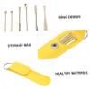 Gatuida 3sets Ear Wax Removal Tool Spiral Ear Cleaner with Picks Portable Storage Bag for Home Use view 3