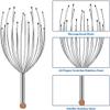 Head Scalp Massager for Stress Relief Manual Massaging Tool for Men and Women Bokomo Japanese Tool Head Scratcher Tingler for Gentle Hair Stimulation view 3