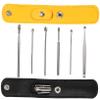 Gatuida 8sets Earwax Removal Tool Set Portable Ear Cleaning Kit Ergonomic Design of Earwax Extractors for Efficient Wax Removal Compact Storage view 3