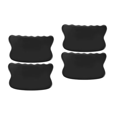 Gatuida 4pcs Natural Water Buffalo Horn Gua Boards for Home Use Muscle Relaxation and Lymph Massage Tools for Scalp Neck and