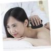 Gatuida 4pcs Natural Water Buffalo Horn Gua Boards for Home Use Muscle Relaxation and Lymph Massage Tools for Scalp Neck and view 3