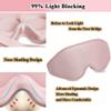 3D Eye Mask for Lash Extensions, Lash Sleeping Mask Eyelash Protector for Women, Light Blocking Deep Contoured Eye Covers for Sleeping with No Pressure Cup & Adjustable Strap for Sleep Yoga Travel view 4