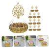 12pcs Box Candy Box Candy Containers Clear Boxes Decorative Boxes Round Bulk Adorable European Style Cases Small Candies Plastic Bridesmaid Wedding view 2