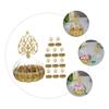12pcs Box Candy Box Candy Containers Clear Boxes Decorative Boxes Round Bulk Adorable European Style Cases Small Candies Plastic Bridesmaid Wedding view 4