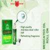 1 Pack - Twin Green Roll On Essential Medicated Oil - Hai Chai Dau LAN Con O Xanh - 8mL per Bottle x 2 Bottles per Order - Made in Singapore view 2
