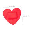 Healvian 10pcs Heart Shaped Self-Adhesive Care Patches and Scrapes Easy to Apply Skin-Friendly for and Emergencies view 4