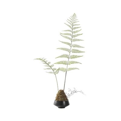 Artificial Bonsai Tree Chinese Zen Simulation Golden Monkey Fern Bonsai Decoration Office Living Room Restaurant Green Plant Landscaping Potted Decoration Office Decoration Bonsai
