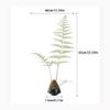 Artificial Bonsai Tree Chinese Zen Simulation Golden Monkey Fern Bonsai Decoration Office Living Room Restaurant Green Plant Landscaping Potted Decoration Office Decoration Bonsai view 2