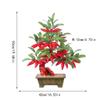 Artificial Bonsai Tree Jade Pepper Tree Ornament Bonsai Living Room Entrance Bogu Frame Jade Carving Creative Crafts Ornament Office Decoration Bonsai view 2