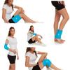 FOMI Hot Cold Gel Ice Compression Sleeve | Premium Flexible Wrap | 360 Degree Solid Gel Cooling Pack for Knee, Shin, Ankle, Foot, Arm, Elbow, Hamstring Pain Relief | Large  9.25''; 12-16'' Opening view 2