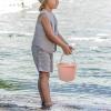 Gatuida Portable Multipurpose Plastic Bucket with Handle for Home and Garden Use for Washing Storing Water and Outdoor Activities Compact and Sturdy Design view 2