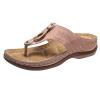 Ladmiple Silver Orthotic Sandals For Women Dressy Womens Orthotic Flips Flops Sandals Arch Support for Flat feet Orthopedic Slides Plantar Fasciitis Comfortable Walking Beach Shoes view 1