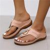 Ladmiple Silver Orthotic Sandals For Women Dressy Womens Orthotic Flips Flops Sandals Arch Support for Flat feet Orthopedic Slides Plantar Fasciitis Comfortable Walking Beach Shoes view 2