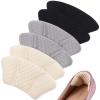 6Pairs Heel Pads for Shoes Too Big Anti-Slip Heel Grips Cushions Inserts Comfortable Protectors for Blister Prevention Sponge Material Easy to Use view 1