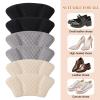 6Pairs Heel Pads for Shoes Too Big Anti-Slip Heel Grips Cushions Inserts Comfortable Protectors for Blister Prevention Sponge Material Easy to Use view 3