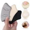 6Pairs Heel Pads for Shoes Too Big Anti-Slip Heel Grips Cushions Inserts Comfortable Protectors for Blister Prevention Sponge Material Easy to Use view 4