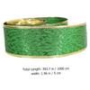 TEHAUX 1roll Saint Patrick's Day Ribbon Decorative Cloth for Present Wrapping DIY Crafts Floral Bouquets and Festival Decor Durable and Versatile Wrapping view 3