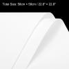 MECCANIXITY Pearlescent Film Flower Wrapping Paper 22.8x22.8 Inch Waterproof for DIY Crafts, Gift/Gift Box Packaging Cream White Pack of 20 view 2