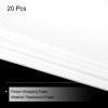 MECCANIXITY Pearlescent Film Flower Wrapping Paper 22.8x22.8 Inch Waterproof for DIY Crafts, Gift/Gift Box Packaging Cream White Pack of 20 view 3