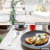 Biocean 200 Pack Disposable Linen Feel Guest Towels Disposable Bathroom Napkins Cloth-Like Hand Tissue Paper for Bathroom Party Powder Room Hotel Fancy Restaurant view 4