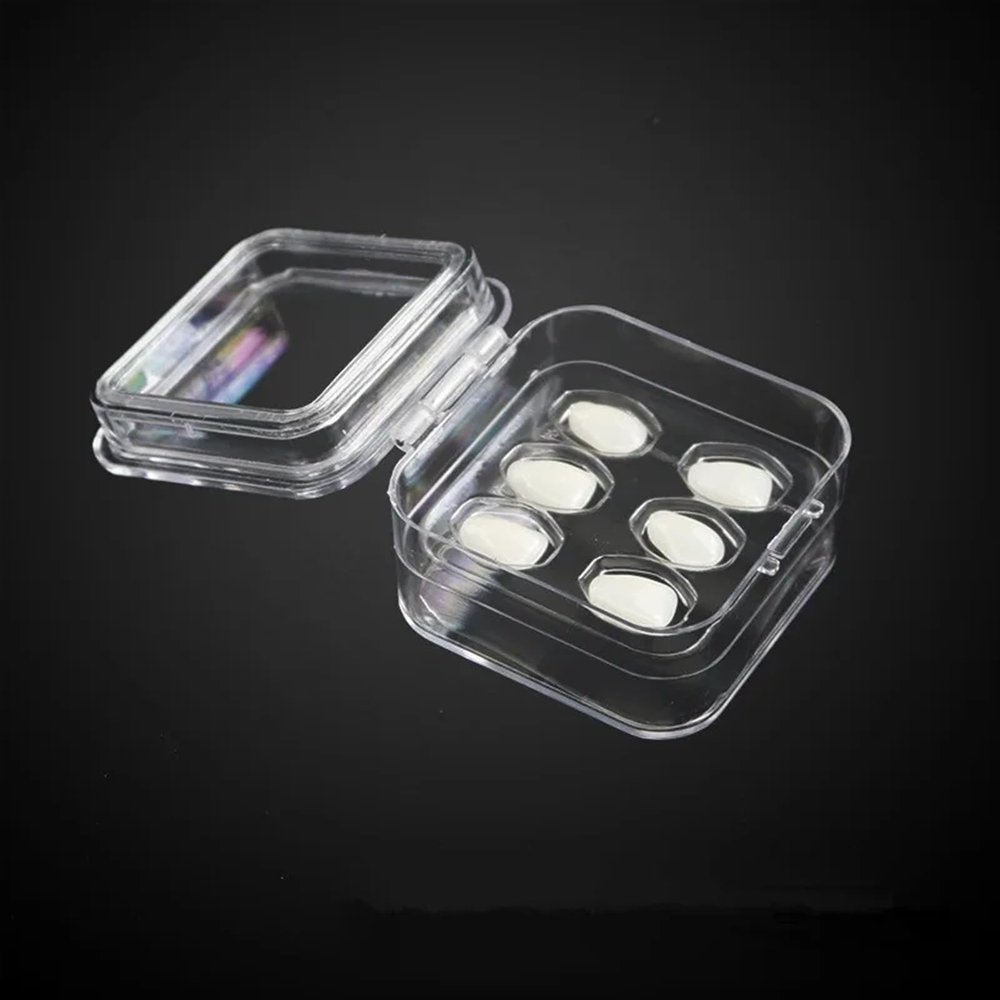 20/40 Pieces Dental Tooth Box with Film Denture Box Veneer Storage Material Cosmetic Dental Tools (Color : Small-40pcs)
