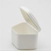 30 Pieces trapezoidal Plastic Denture Bath Box Dental Denture Appliance Container trapezoidal Denture Storage Box (Color : White) view 1