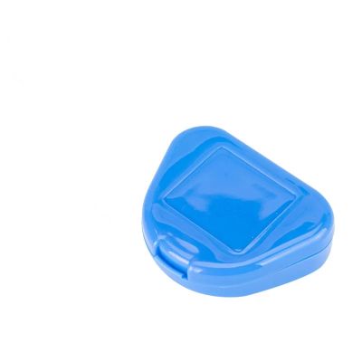 50-Pack Assorted Denture Storage Boxes Orthodontic Retainer Boxes Mouth Guard Containers Supplies Trays Dental Supplies (Color : Blue)