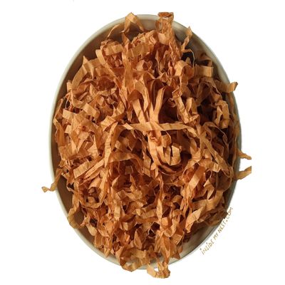 InsideMyNest Muted Neutral Tissue Paper Sheets Shred Packaging Box Filler Premium Quality Eco Friendly (Shred (60g), Burnt Orange)