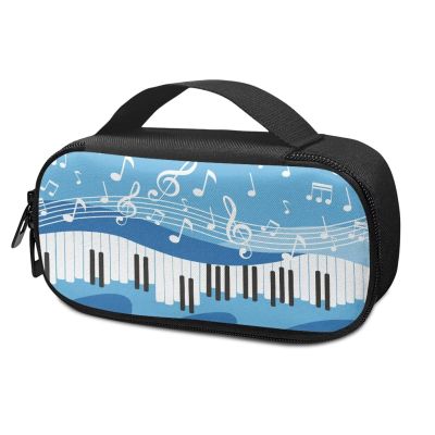 Pzuqiu Blue Piano Music Portable Insulin Cooler Travel Case, Diabetics Care Insulated Organizer Portable Cooling Bag for Insulin Pen and Medication Diabetic Care