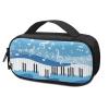 Pzuqiu Blue Piano Music Portable Insulin Cooler Travel Case, Diabetics Care Insulated Organizer Portable Cooling Bag for Insulin Pen and Medication Diabetic Care view 1