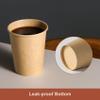 AOZITA 120 Pack 8 oz Paper Cups, Coffee Cups, Kraft Paper Hot/Cold Disposable Beverage Drinking Cup for Water, Juice, Coffee, Tea view 3