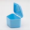 30 Pieces trapezoidal Plastic Denture Bath Box Dental Denture Appliance Container trapezoidal Denture Storage Box (Color : Blue) view 1