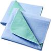 Washable Quick Dry Underpads Incontinence Bed Pads Reusable Waterproof Chucks Pads Hospital Large Bed Pads for Kids Adult Pee Pad for Dog Cat Pet Training 2 Pack 48" x 48"Blue/Green view 1