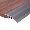 Floor Transition Strip Walkers Entry Ramp, Gray Transition Strip for Doorways, Metal Aluminum Reducer General Floor Transitions Ramp Non Slip, 0.9 1 1.05 1.35 1.45 M Long Edge Trim (Size : Length 145 view 1