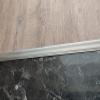 Floor Transition Strip Walkers Entry Ramp, Gray Transition Strip for Doorways, Metal Aluminum Reducer General Floor Transitions Ramp Non Slip, 0.9 1 1.05 1.35 1.45 M Long Edge Trim (Size : Length 145 view 2