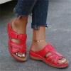 Orthopedic Sandals For Women Arch Support Slingback Womens Orthotic Flips Flops Sandals Arch Support for Flat feet Orthopedic Slides Plantar Fasciitis Comfortable Walking Beach Shoes view 2